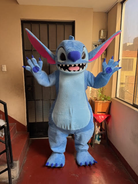 Stitch mascot character for birthday parties in Los Angeles