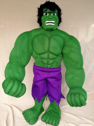 Hulk character at birthday party