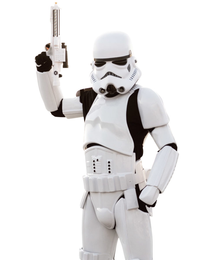 storm trooper party character for kids in los angeles