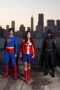 Superman, Wonder Woman and Batman Superhero Party Characters for Hire in LA